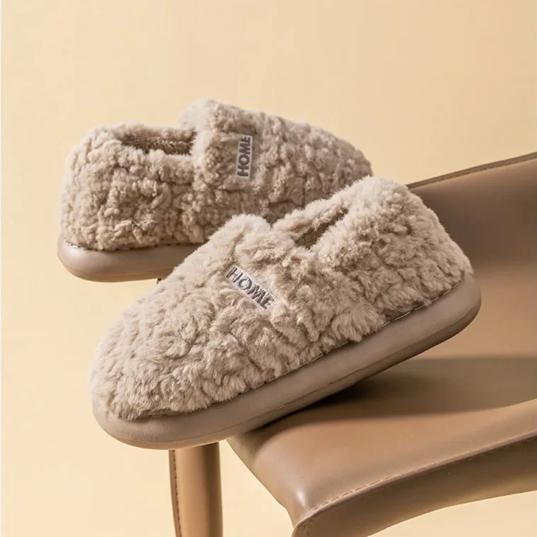 HOME™ | Lined Plush Slippers