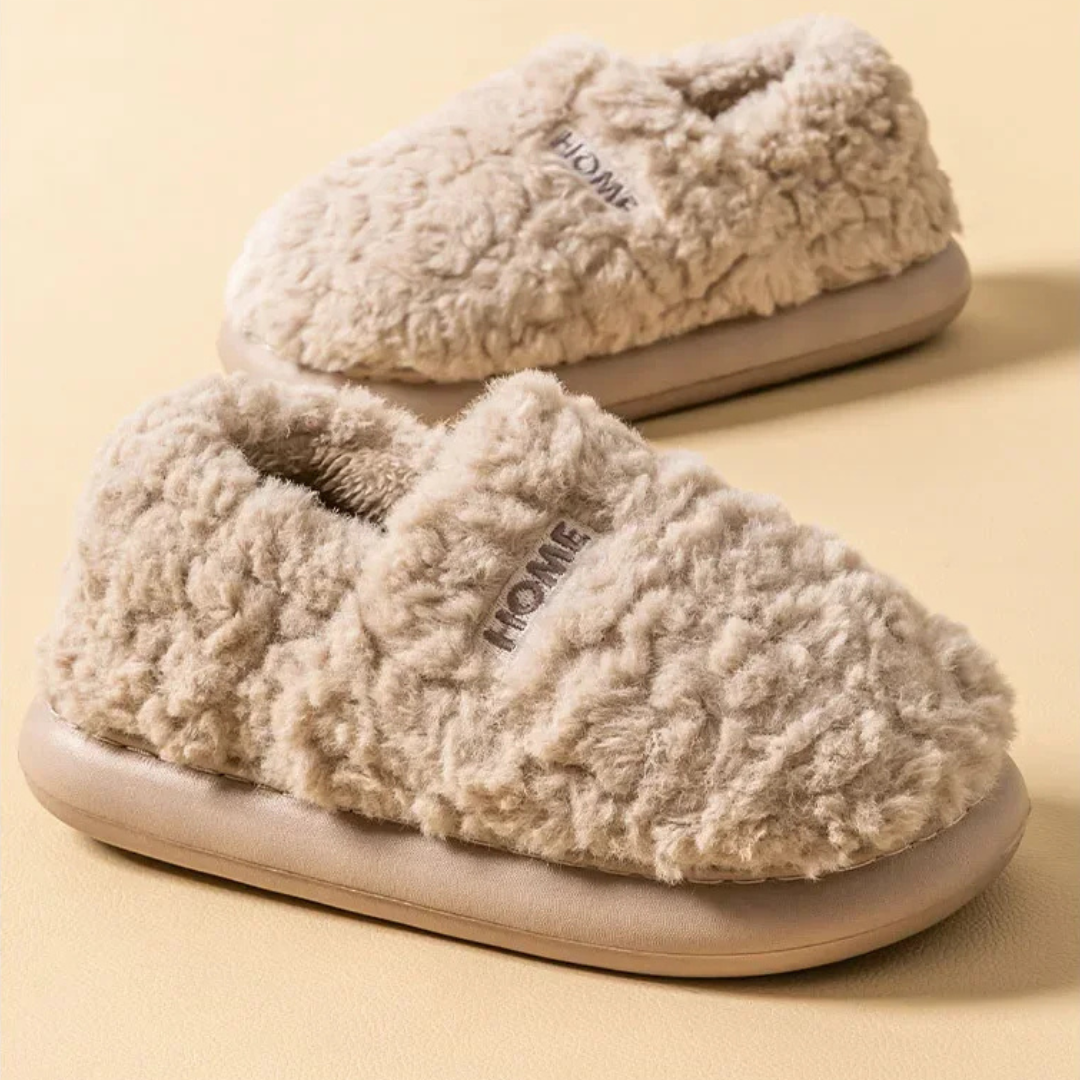 HOME™ | Lined Plush Slippers