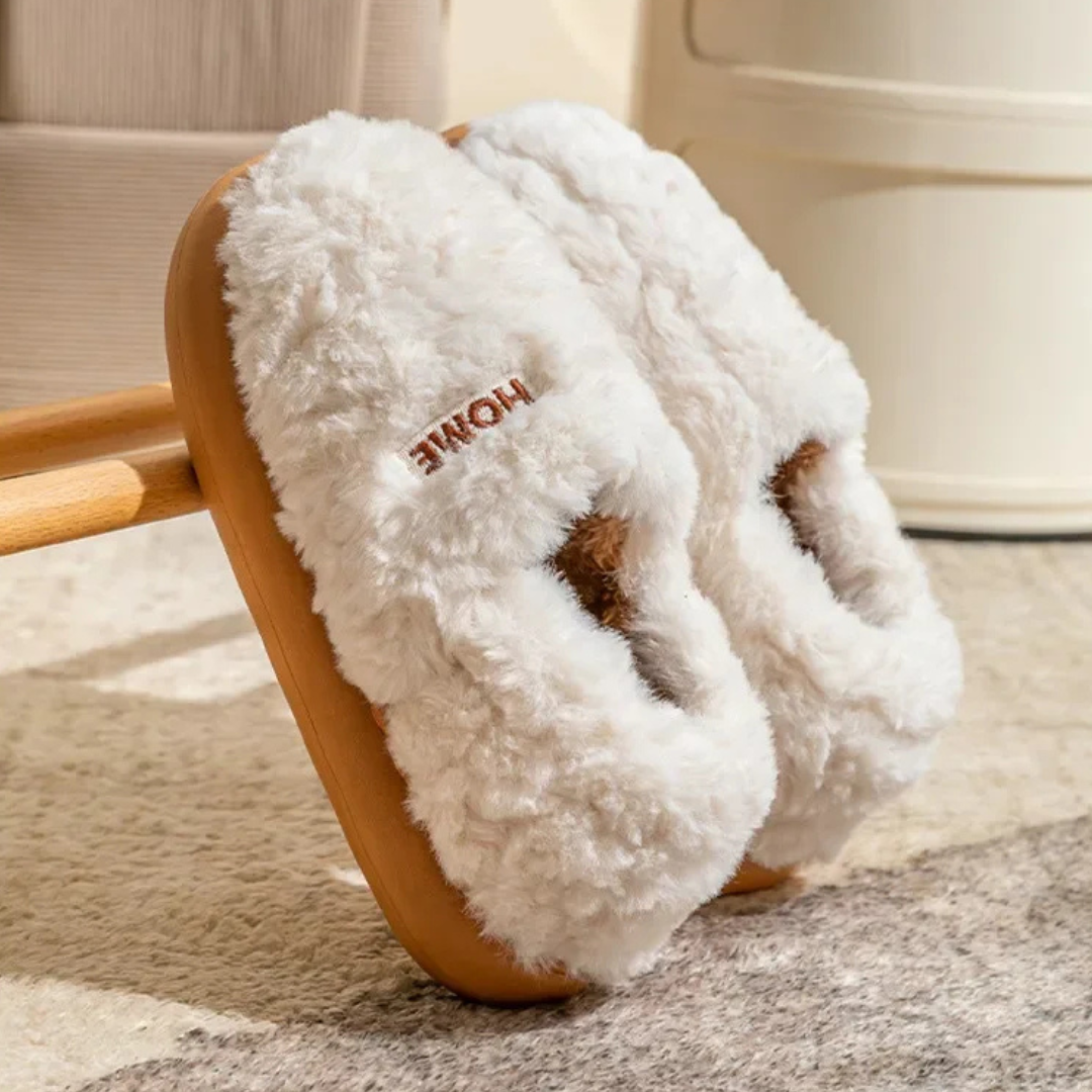 HOME™ | Lined Plush Slippers