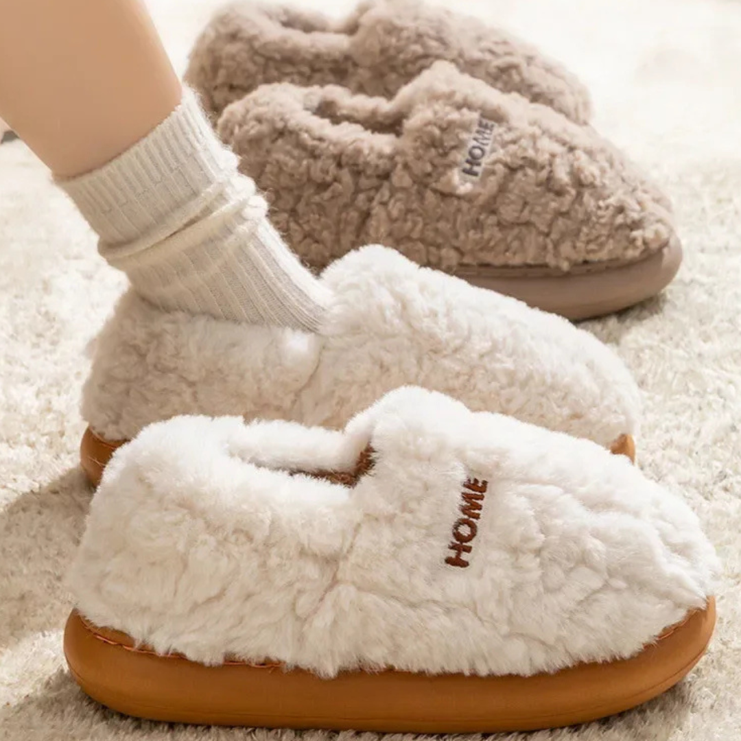 HOME™ | Lined Plush Slippers