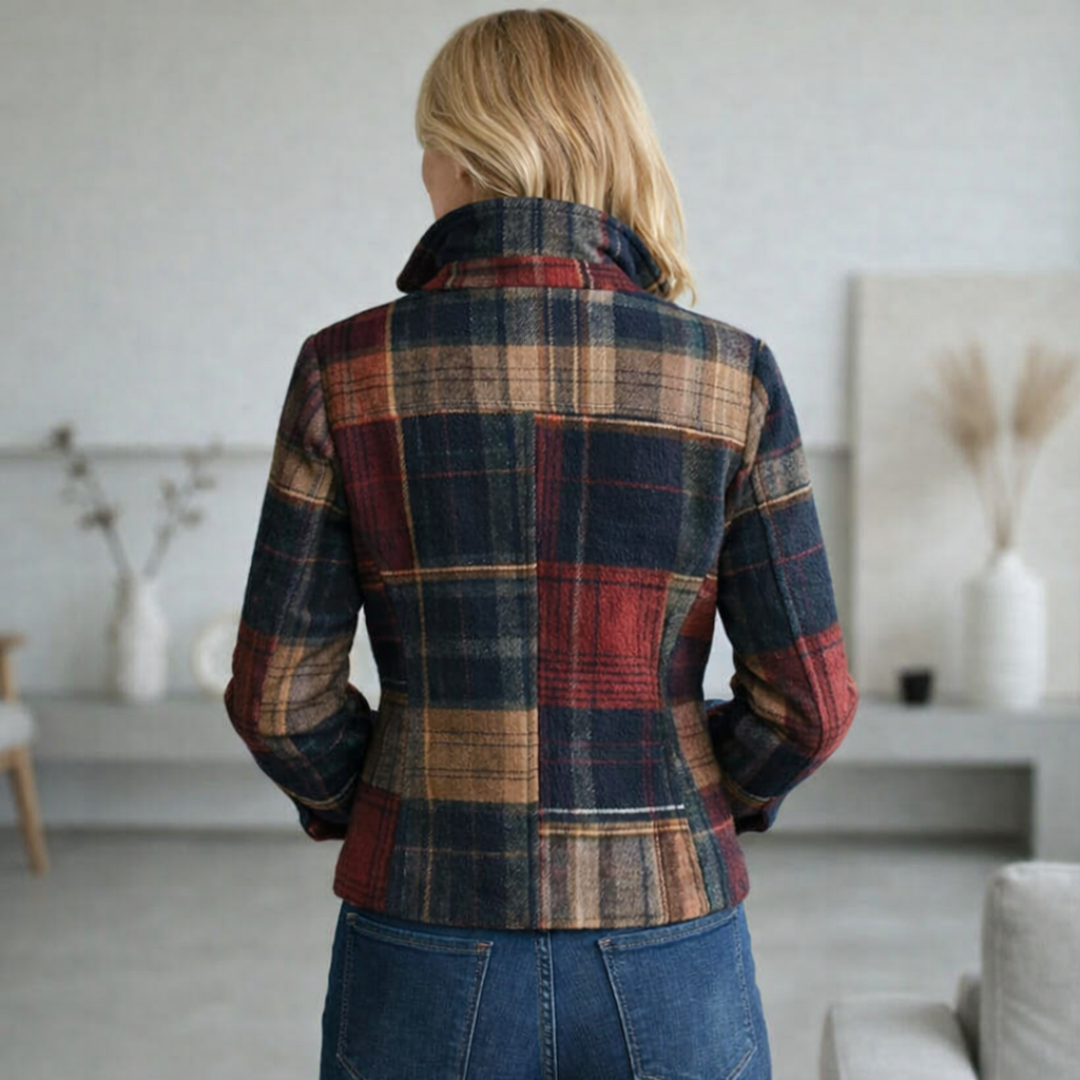 Natalie™ | Royal Check Tailored Jacket