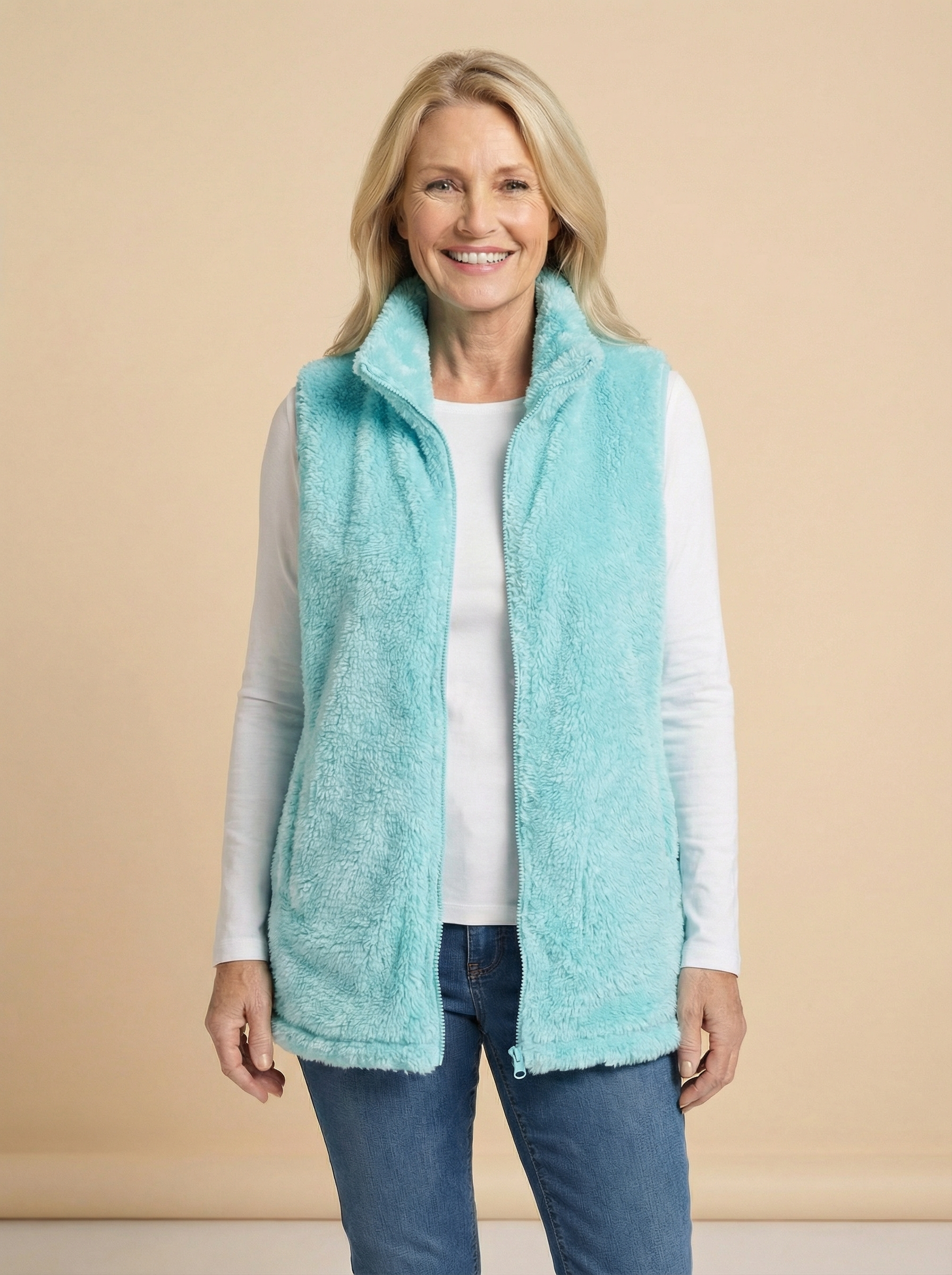 Leslie | Soft Zip Vest