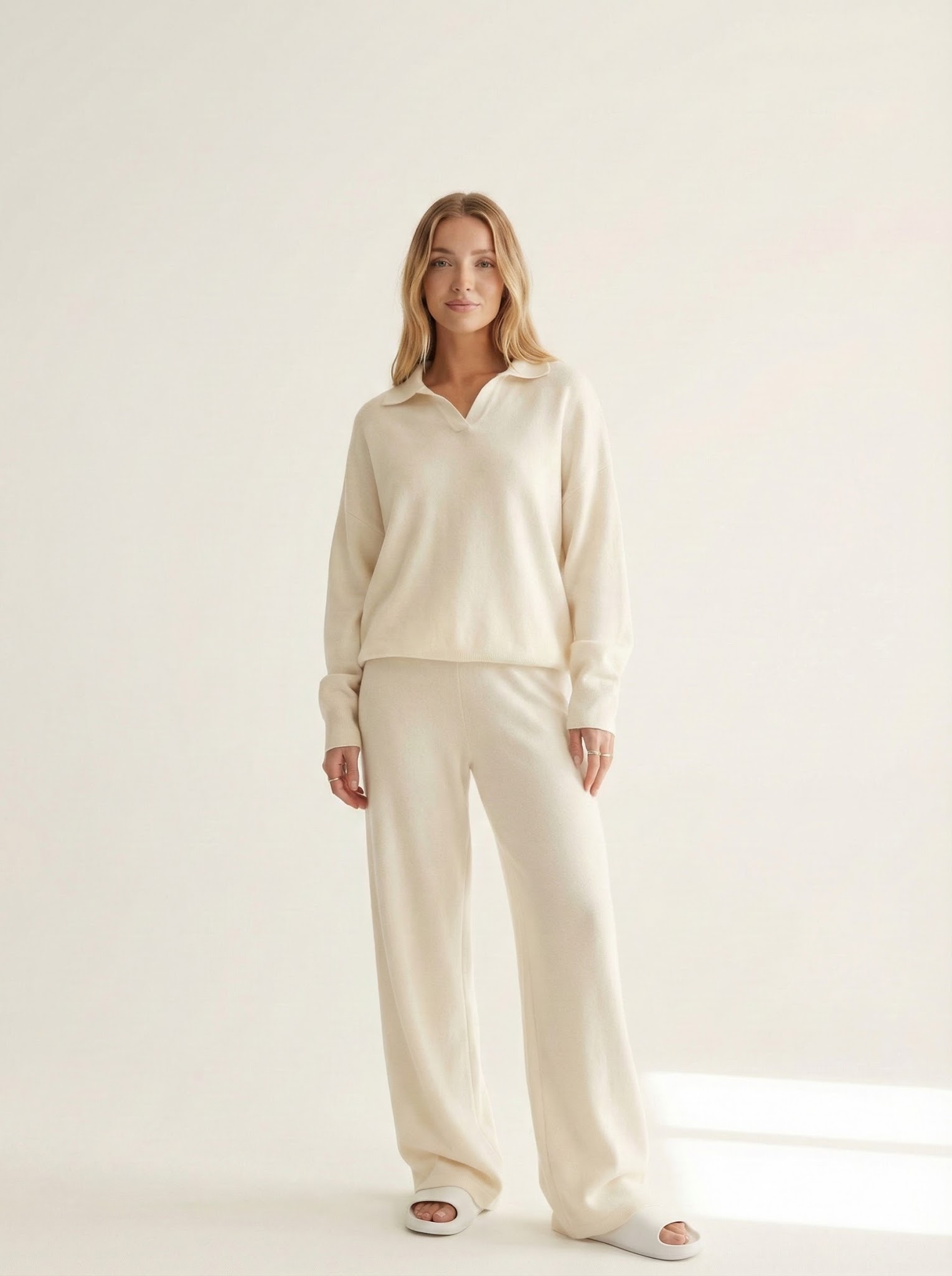 Anaya Sweetheart Cashmere Set