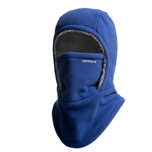 Fleece-Lined 2-in-1 Hood & Face Mask