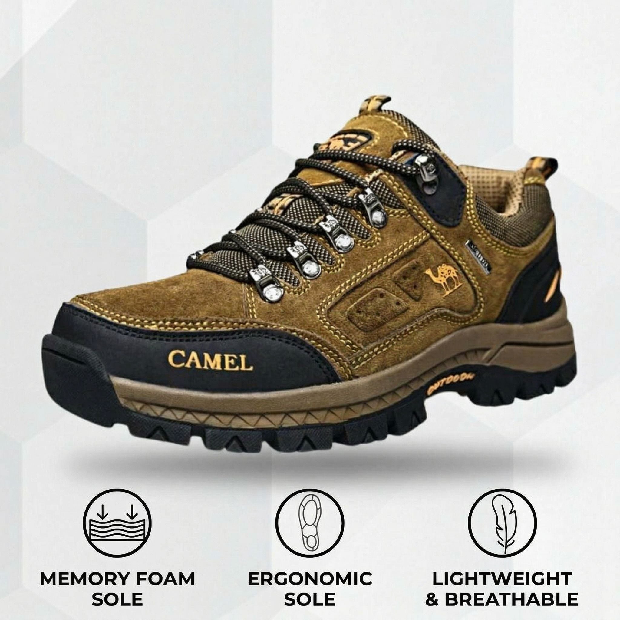 CAMEL MID™ | All-Terrain Walking Shoes