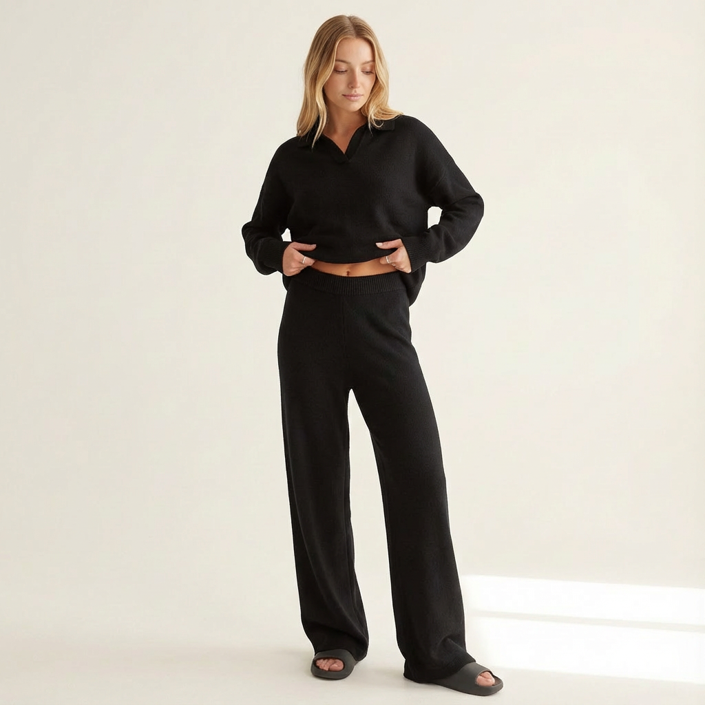 Anaya Sweetheart Cashmere Set