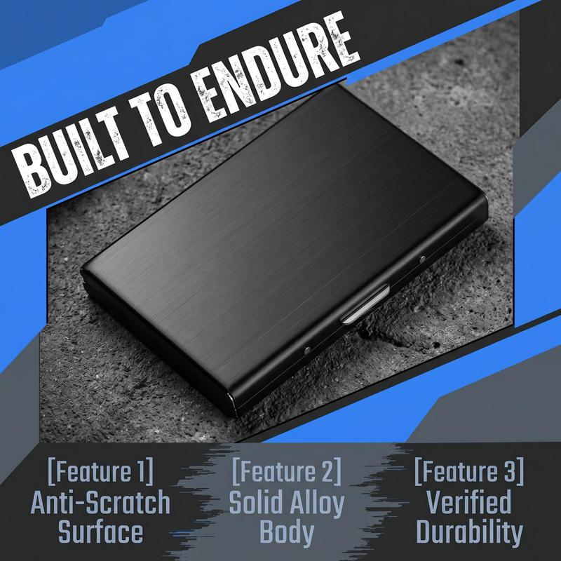 RFID Blocking Metal Card Wallet