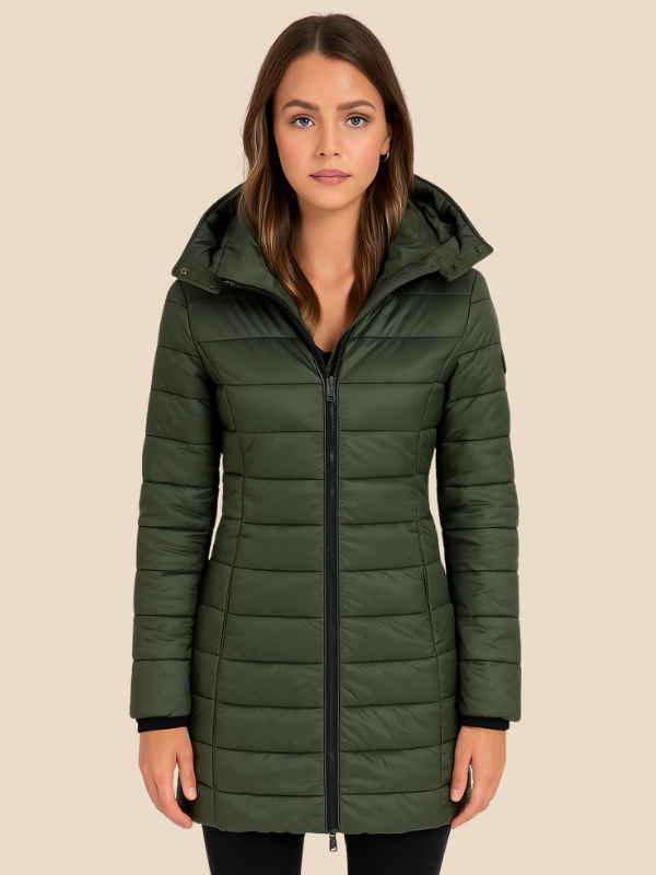 Megan | Women's Premium Hooded Down Jacket