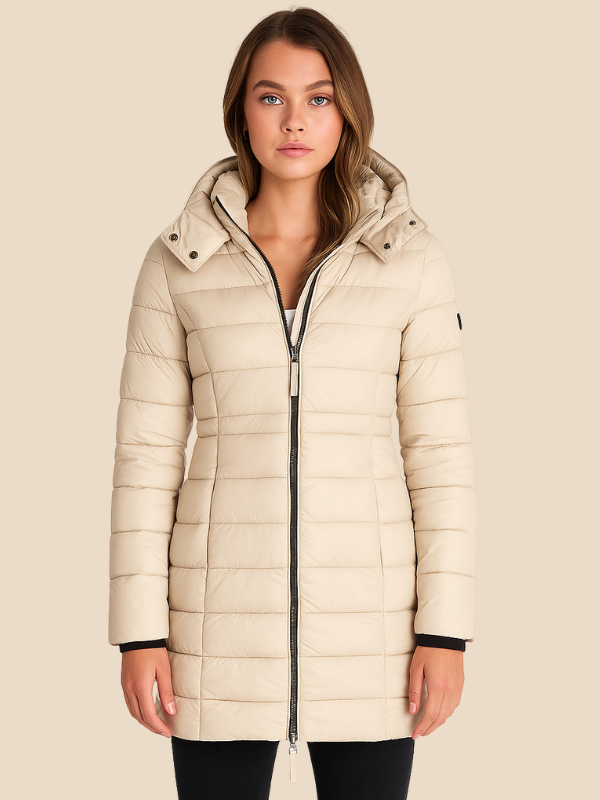 Megan | Women's Premium Hooded Down Jacket