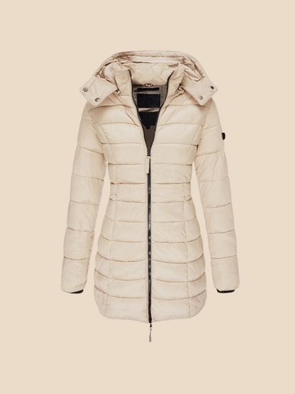 Megan | Women's Premium Hooded Down Jacket
