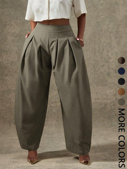 SculptEase High-Waisted Barrel Pants
