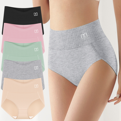 Comfora™ | 6-Pack Breathable, Comfortable High-Waisted Underwear with Tummy Support