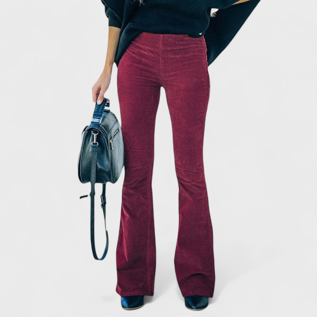 Flared Corduroy Trousers