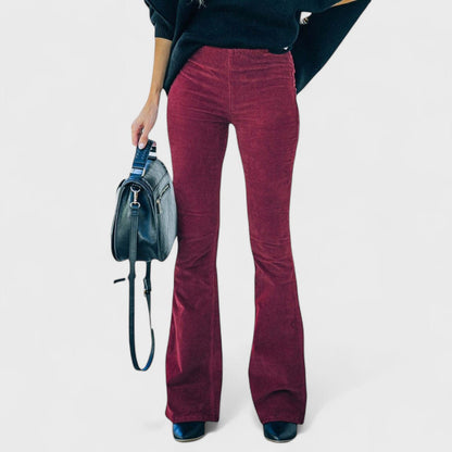 Flared Corduroy Trousers