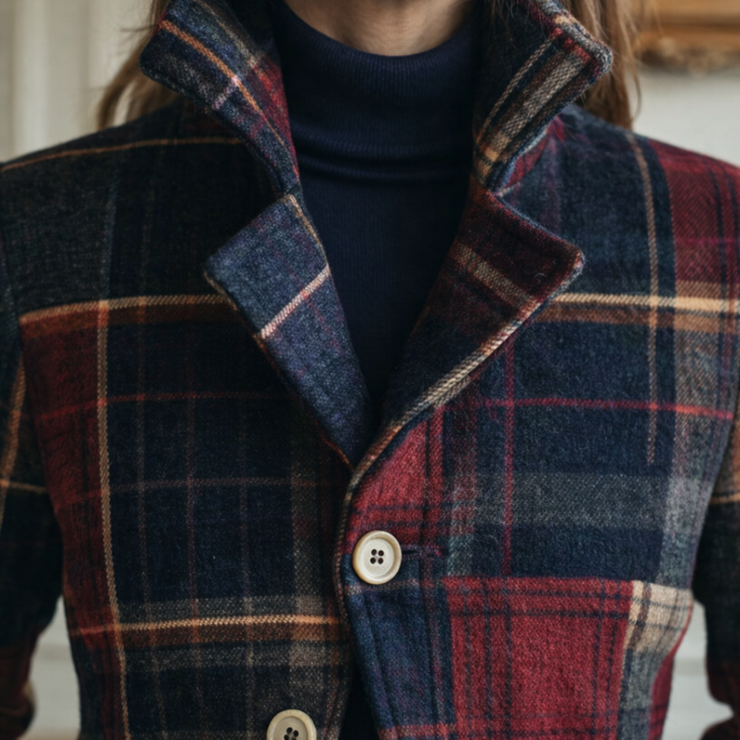 Natalie™ | Royal Check Tailored Jacket