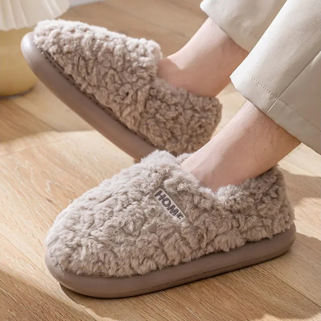 HOME™ | Lined Plush Slippers
