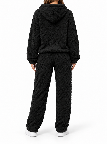 CuddleWeave Plush Hoodie Set