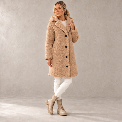 CozyLuxe Hooded Teddy Coat