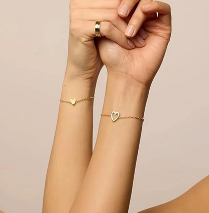Matching Heart Bracelet
