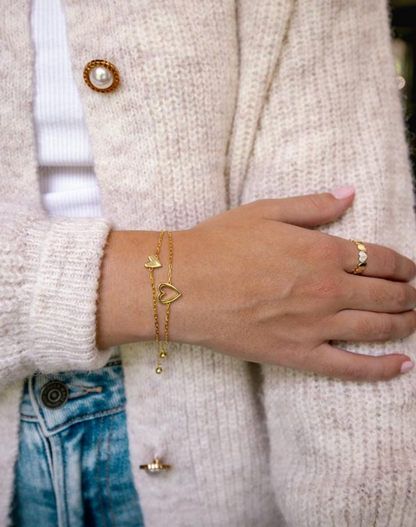 Matching Heart Bracelet