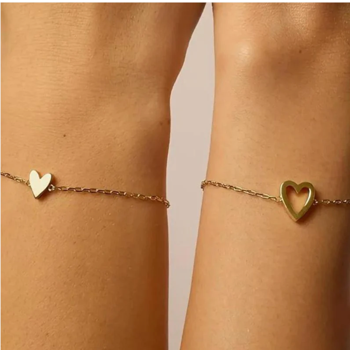 Matching Heart Bracelet