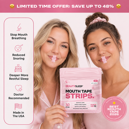 BeautySleep™ Mouth Tape  Gentle Overnight Mouth Strips