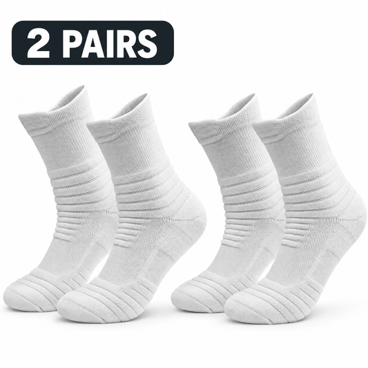 StrideGuard Cushioned Performance Crew Socks