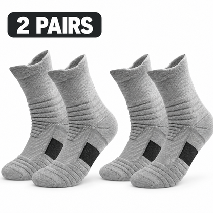StrideGuard Cushioned Performance Crew Socks