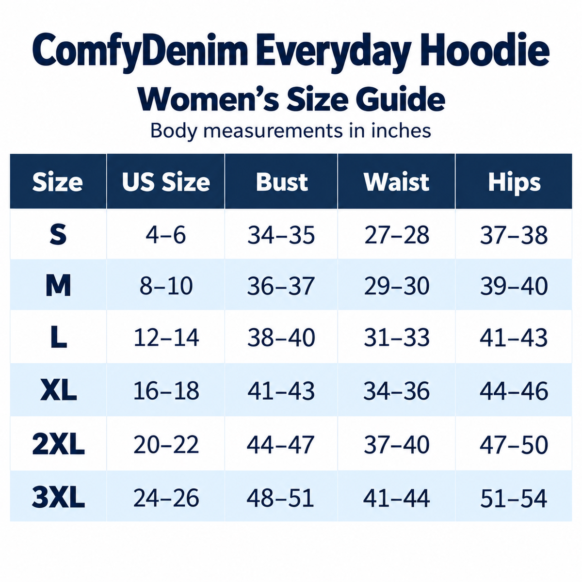 ComfyDenim Everyday Hoodie