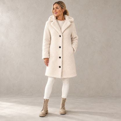 CozyLuxe Hooded Teddy Coat