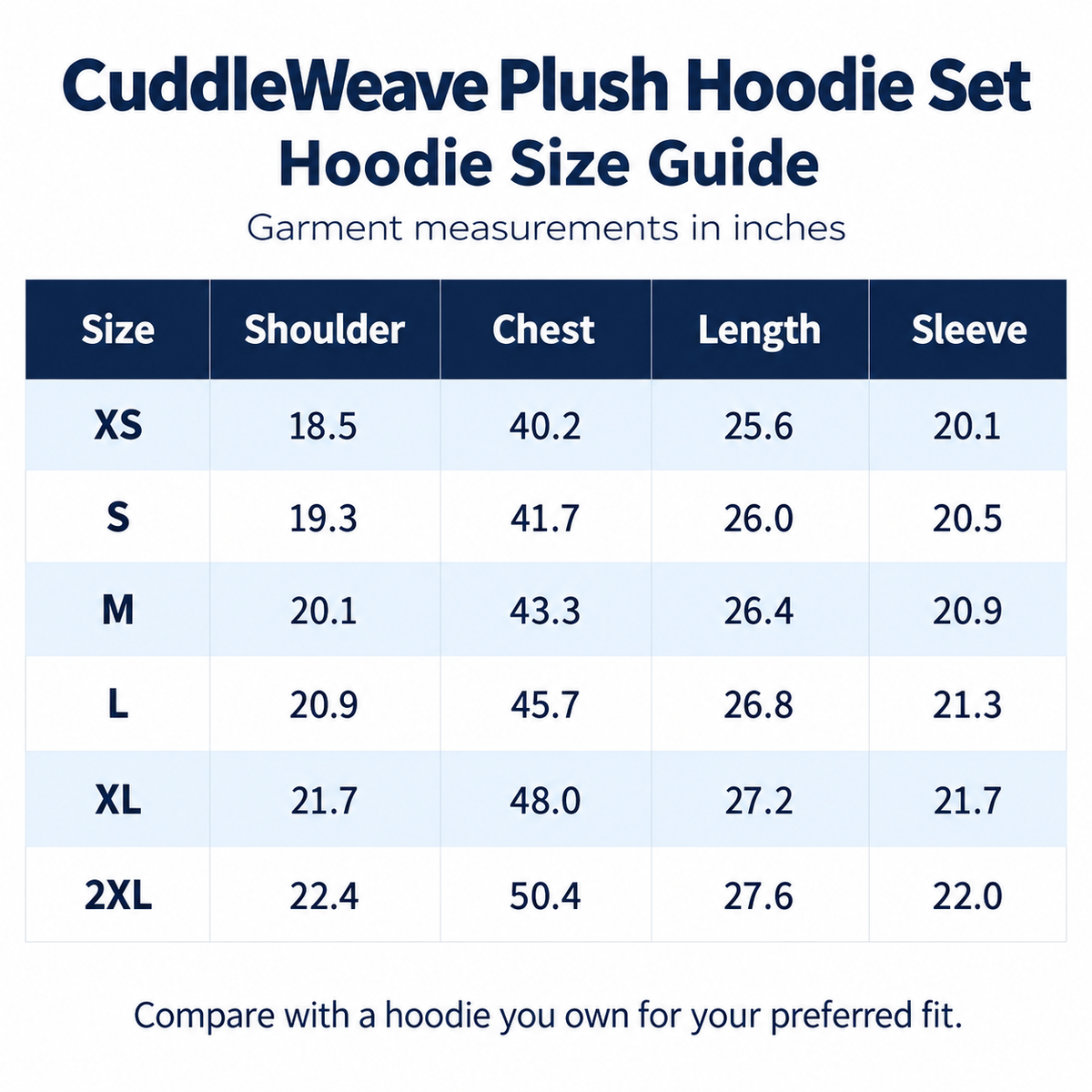 CuddleWeave Plush Hoodie Set
