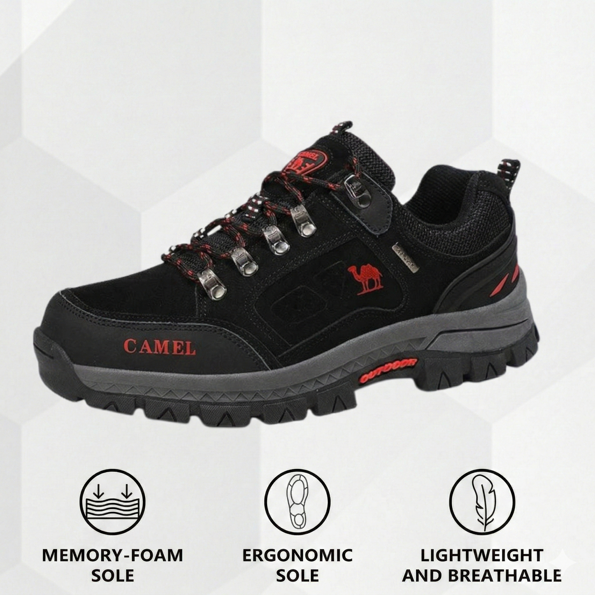 CAMEL MID™ | All-Terrain Walking Shoes