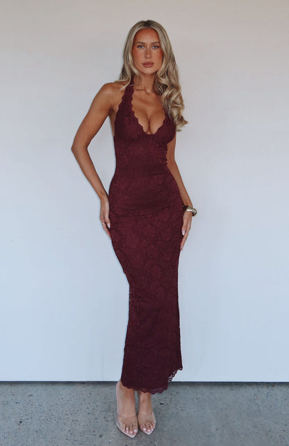 After Hours Lace Maxi Dress