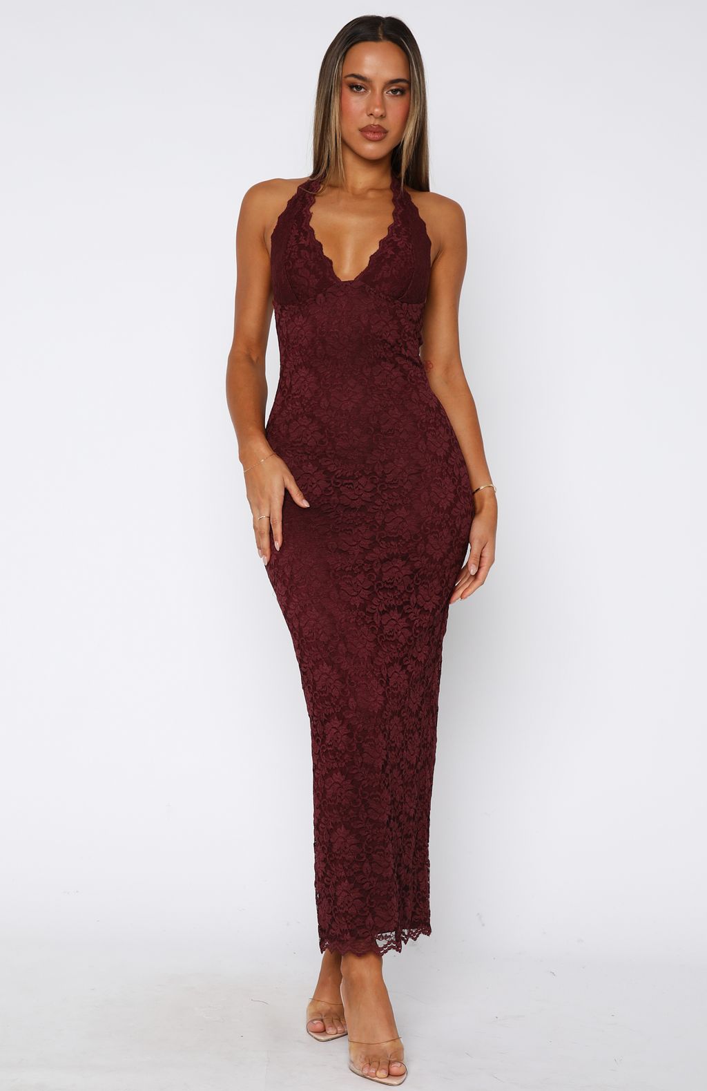 After Hours Lace Maxi Dress