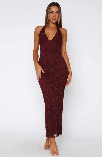 After Hours Lace Maxi Dress