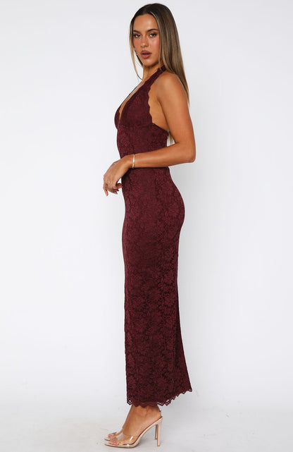 After Hours Lace Maxi Dress