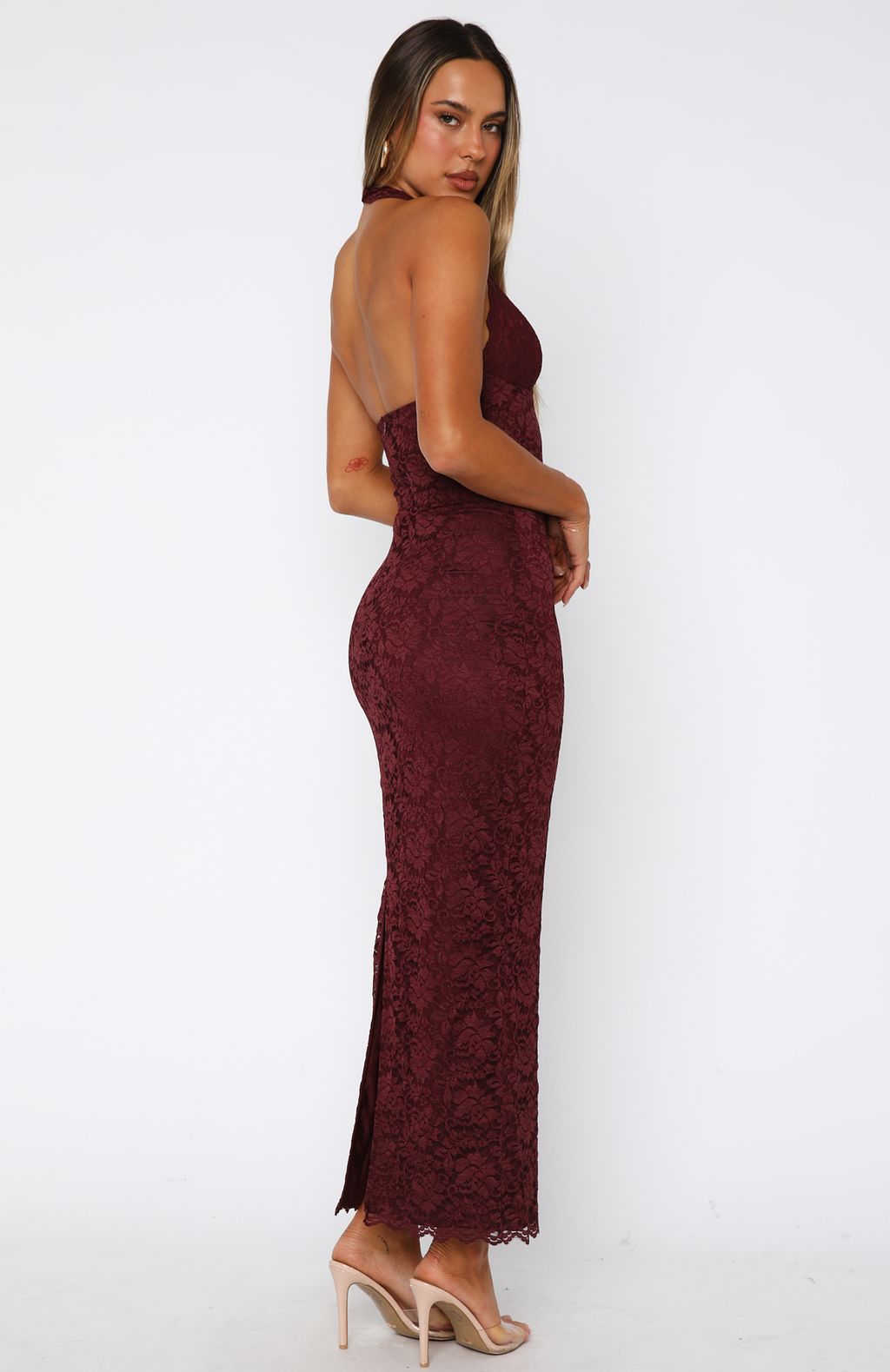 After Hours Lace Maxi Dress