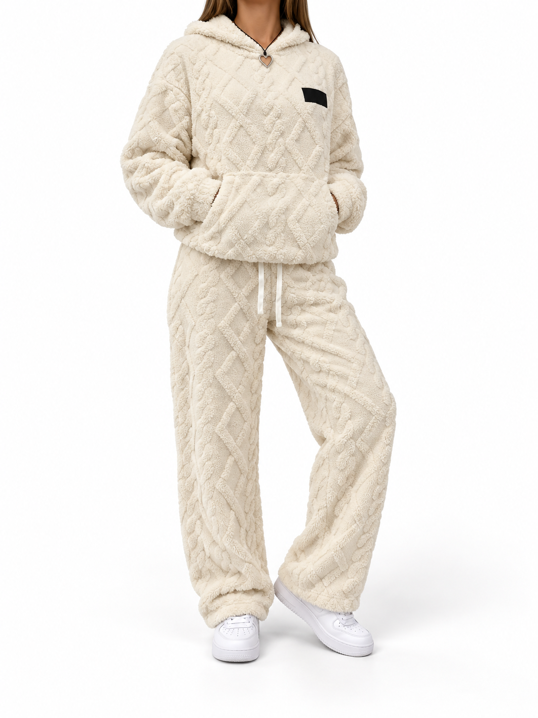CuddleWeave Plush Hoodie Set