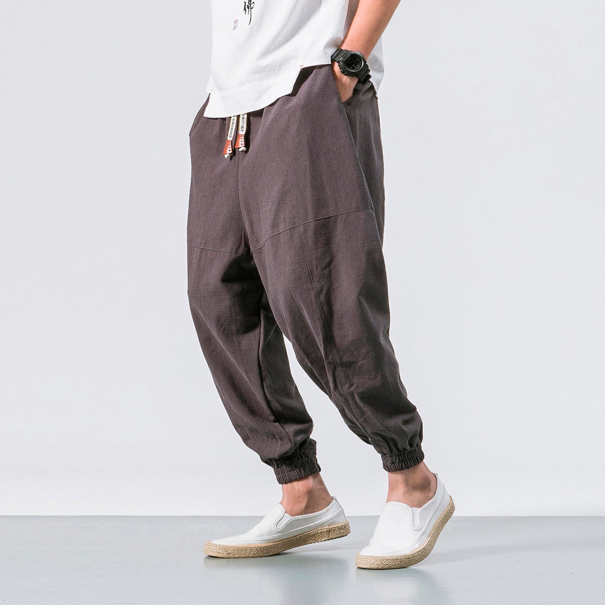 Shawn – Comfortable Cotton Harem Trousers