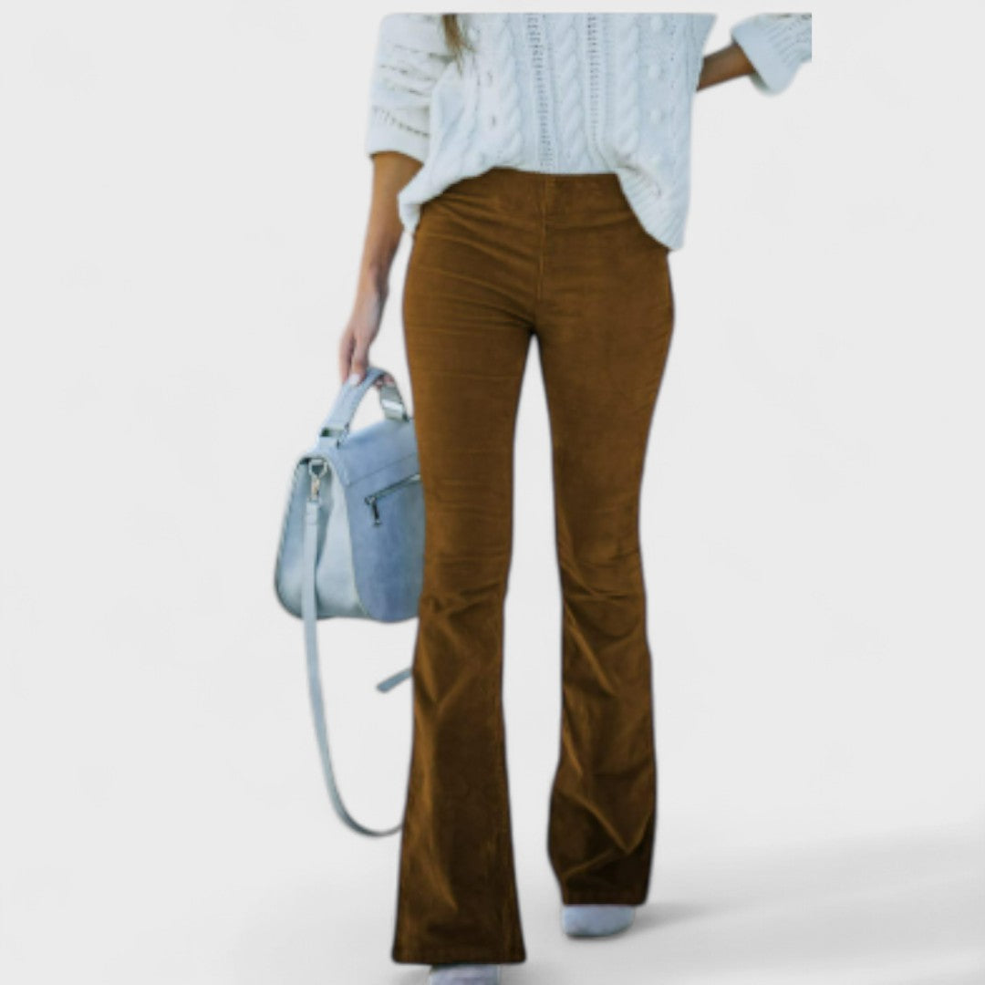 Flared Corduroy Trousers