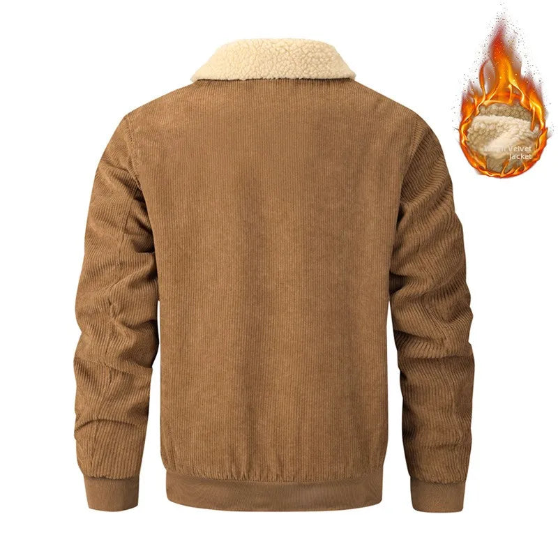 Fleece-Lined Corduroy Jacket