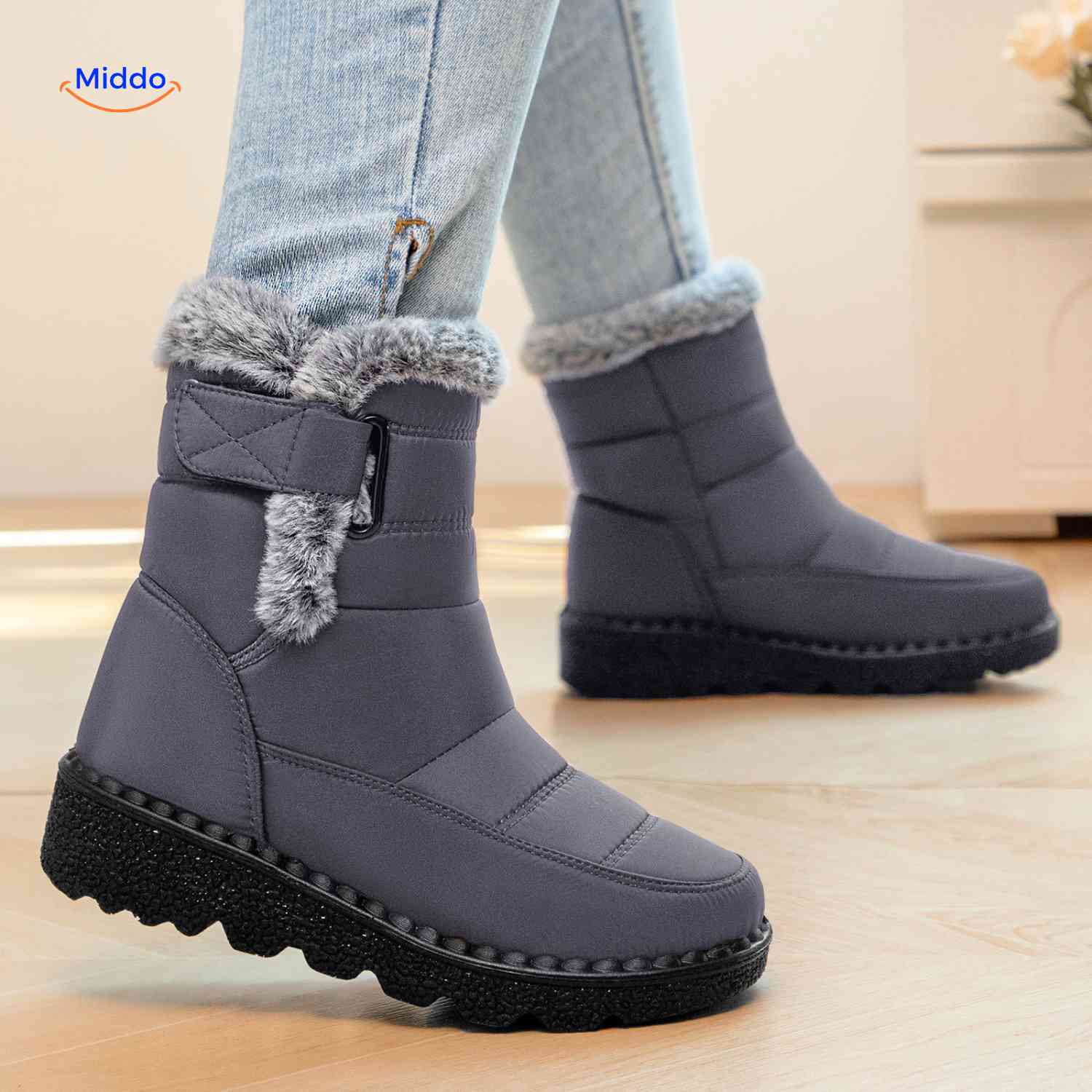 Thermal Boots | Warm Lined, Anti-Slip & Water-Resistant