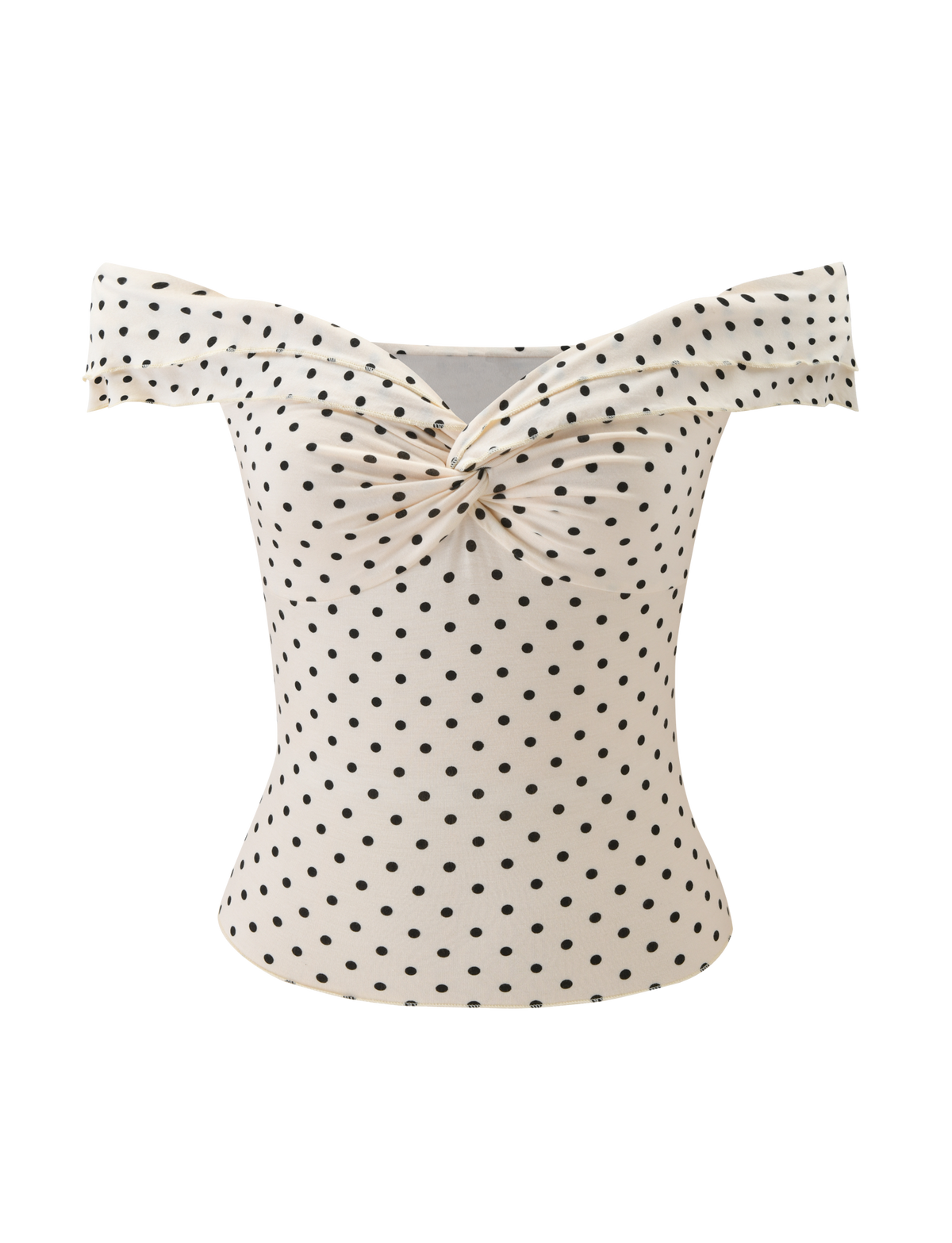 Polka Dot Maxi Set - CREAM DOT