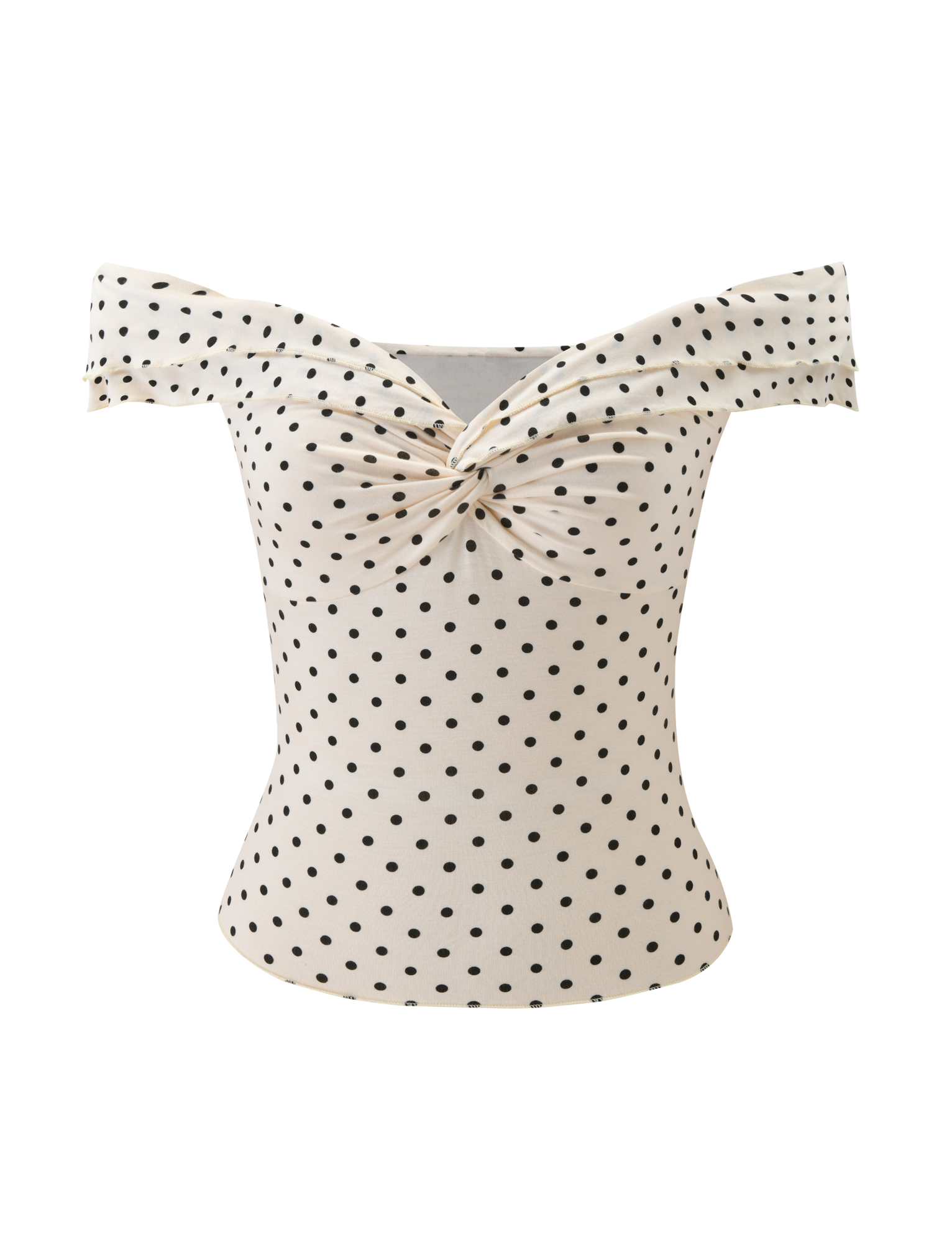 Polka Dot Maxi Set - CREAM DOT