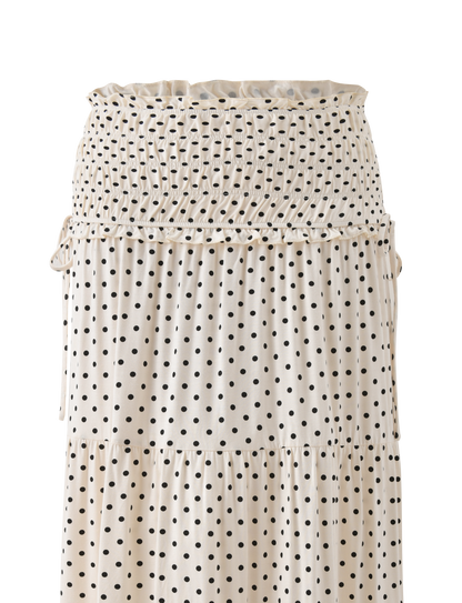 Polka Dot Maxi Set - CREAM DOT