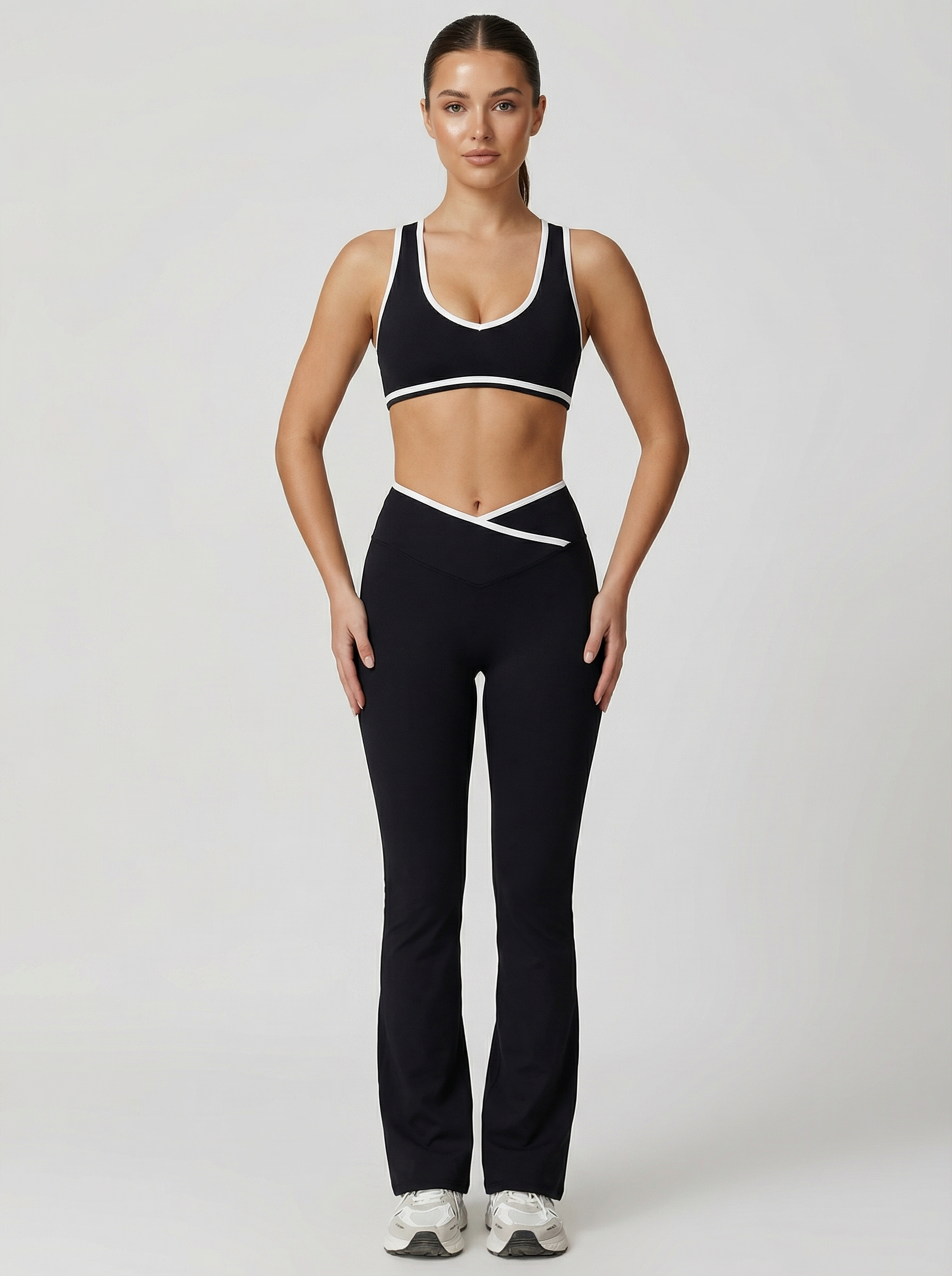 V-Waist Flare Set