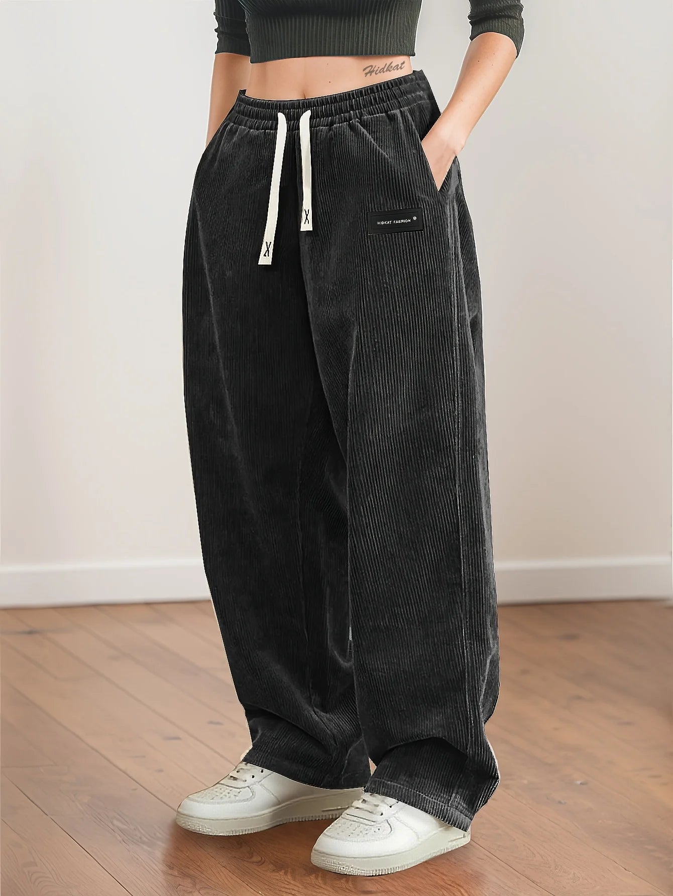 Eva Straight Leg Corduroy Trousers