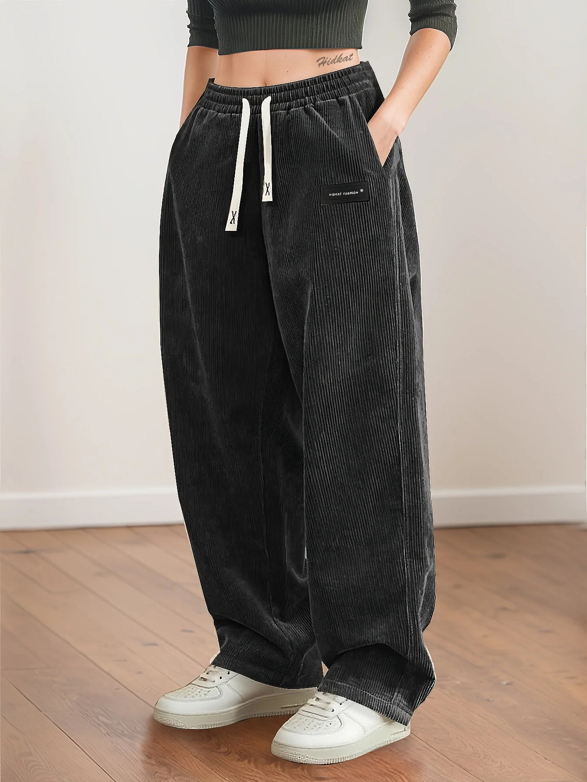 Eva Straight Leg Corduroy Trousers