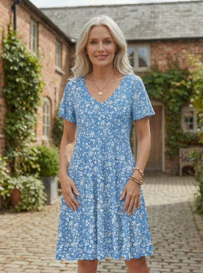 Rosalie™ Floral Comfort Dress