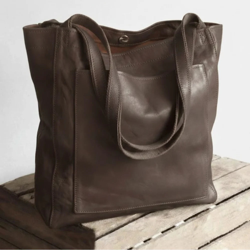 Lorena Faux Leather Tote Bag